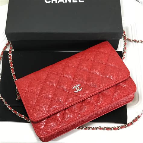 chanel wallet on chain red|chanel wallet on chain preis.